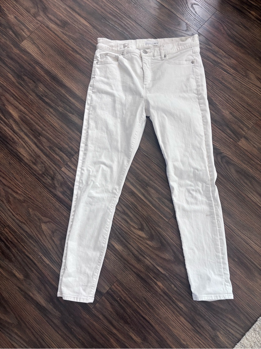 LOFT White Women's Skinny Jeans - Classic Stretch Denim